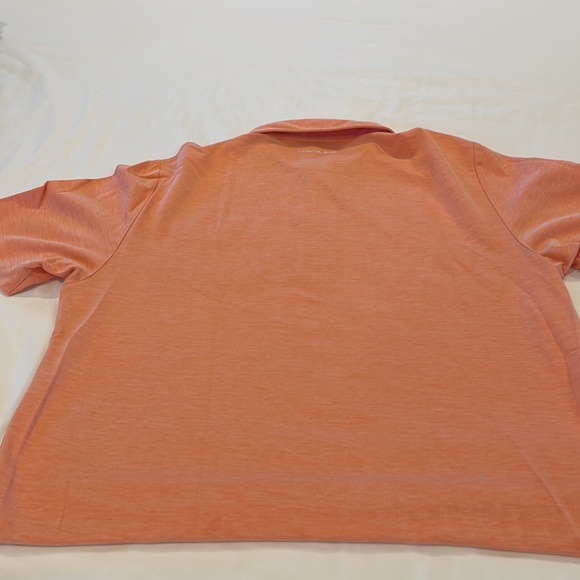 Travis Mathew’s Men S/S Shirt Orange Large - Picture 7 of 8